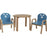 Set table et chaise enfant 41305BU - Lodi Bleu - Lot de 1