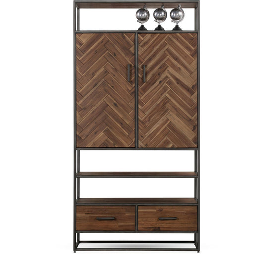 Vitrine 19337BS - Hudson Marron - Lot de 1