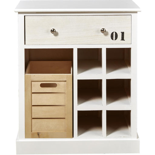 Meuble de rangement 64705BL - Higgs Blanc - Lot de 1