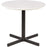 Table d'appoint 65903BC - Kolding Blanc & Marron - Lot de 1