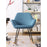 Chaise 47134BU - Palma Bleu - Lot de 1