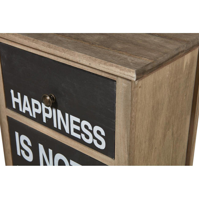Meuble de rangement 64703NA - Todd Noir - Lot de 1