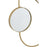 Deco miroir 47539DO - Ennis Or - Lot de 1