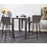 Chaise 43113GR - Sigrid Gris - Lot de 2