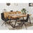 Chaise 40316NO - MADERA CHAISE PU 51X60X86.5 H - Lot de 4