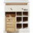 Meuble de rangement 64705BL - Higgs Blanc - Lot de 1