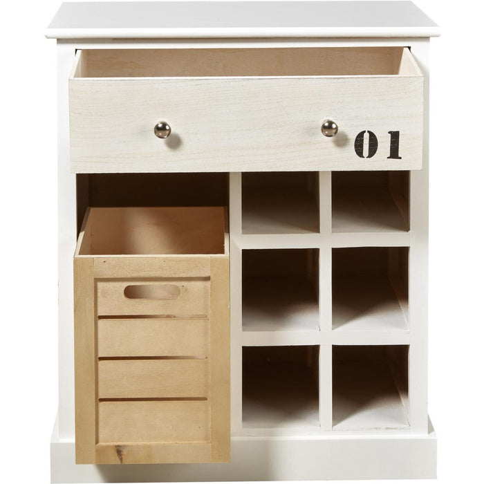 Meuble de rangement 64705BL - Higgs Blanc - Lot de 1