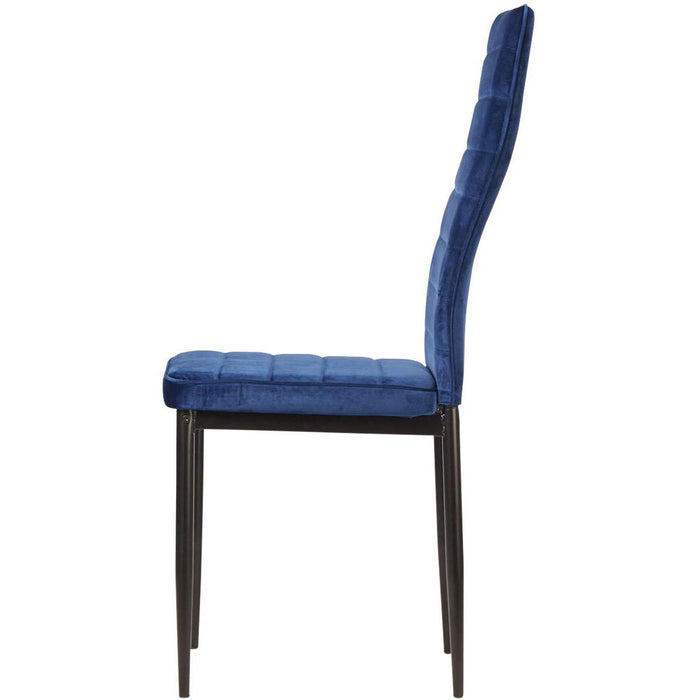 Chaise 58206BU - Bree Bleu - Lot de 4