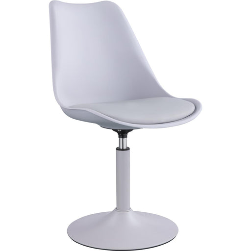 Chaise 40410GR - STEEVE Gris - Lot de 2