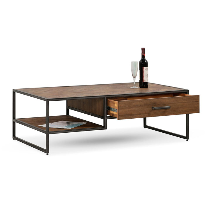 Table basse 19334BS - Hudson Marron - Lot de 1