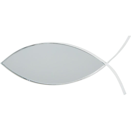 Deco miroir 67191BL - Olga Blanc - Lot de 1