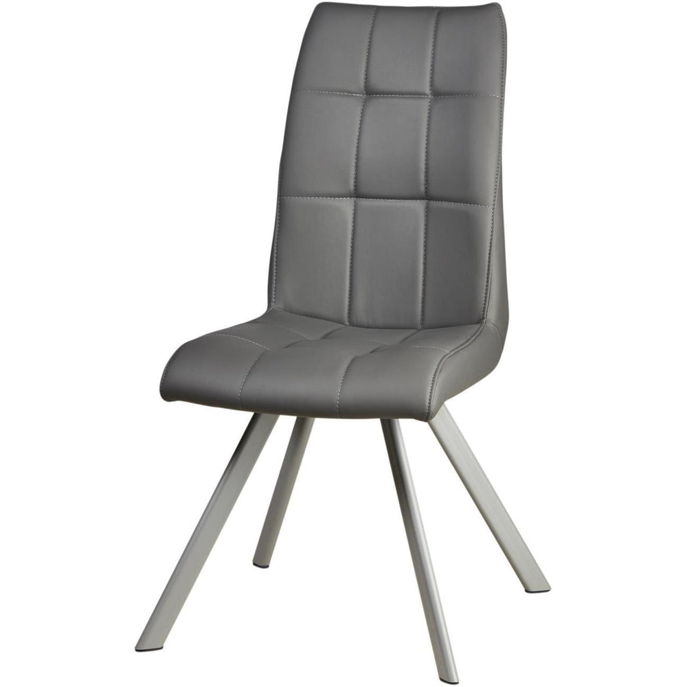 Chaise 52871GR - Wisteria Gris - Lot de 2