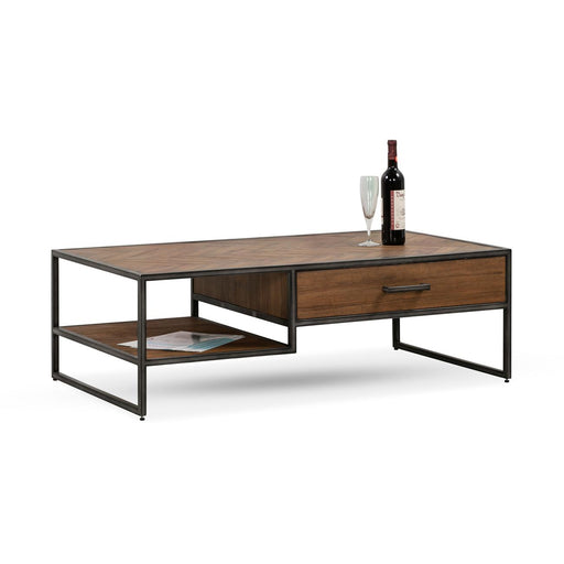 Table basse 19334BS - Hudson Marron - Lot de 1