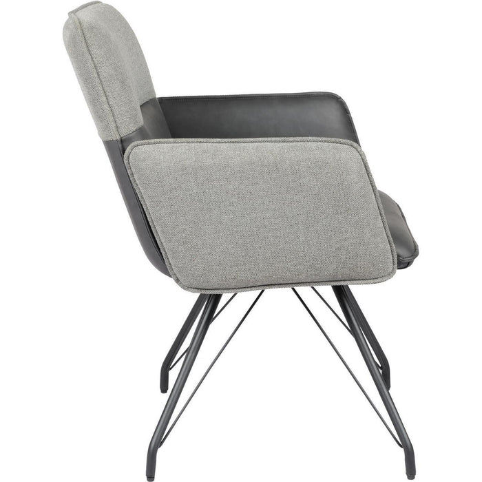 Chaise 52870GR - Gilou Bridge Gris - Lot de 2