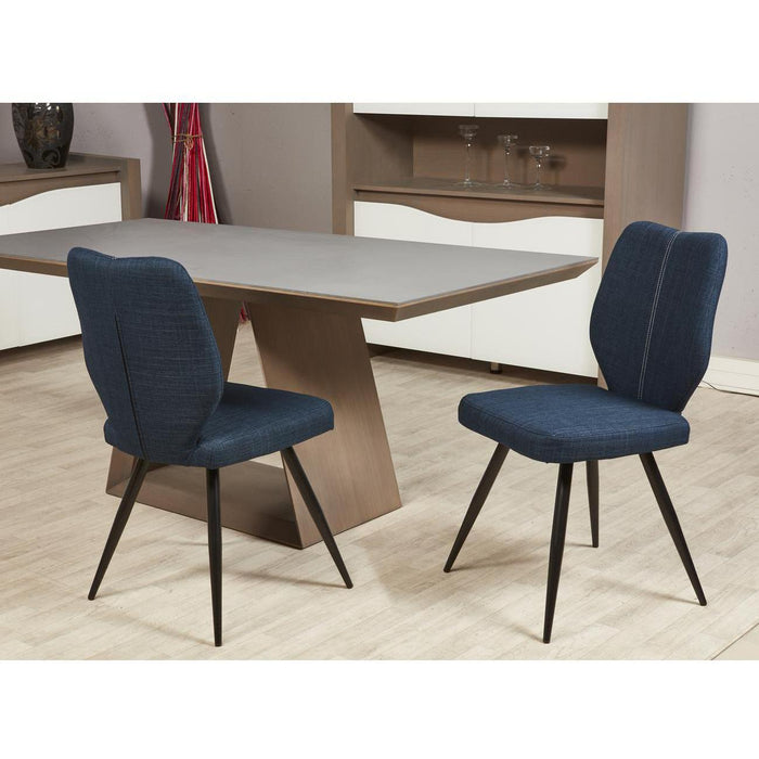 Chaise 52868BU - Gigi Bleu - Lot de 2