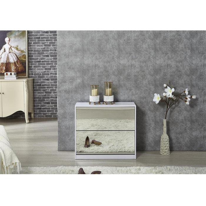 Meuble a chaussure 37260BL - Cosgrove Blanc - Lot de 1
