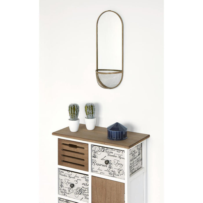 Deco miroir 67188DO - Volg Or - Lot de 1