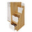 Lit enfant 63121NB - Kaza Beige & Blanc - Lot de 1