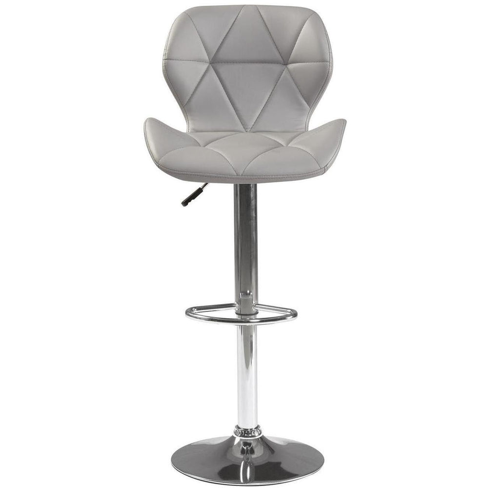 Chaise 47402GR - Zeke Gris - Lot de 2