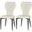 Chaise 52875BL - Harley Blanc - Lot de 2