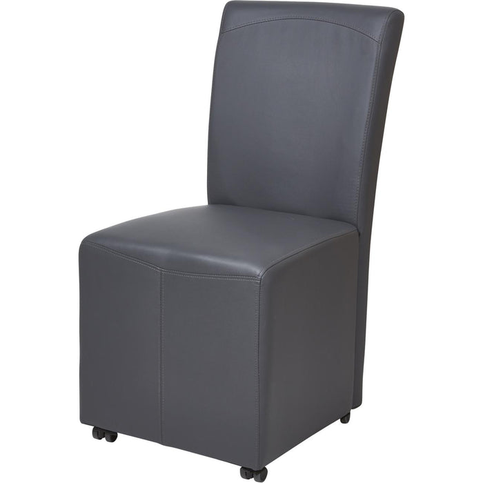 Chaise 55245GR - BALTIMORE CHAISE PVC AVEC ROULETTE 46 X 55 X 90 H - Lot de 1
