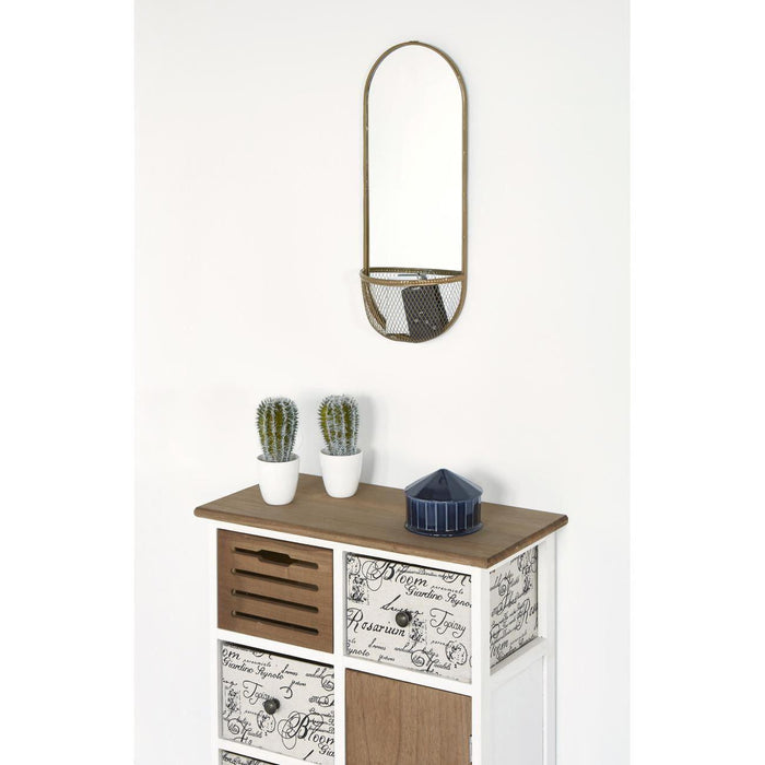 Deco miroir 67188DO - Volg Or - Lot de 1