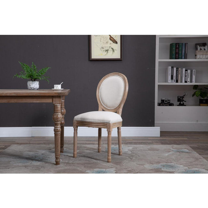 Chaise 65820NA - Medaillon Beige - Lot de 2