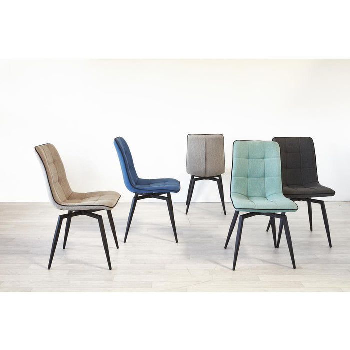 Chaise 50325BU - Geoffrey Bleu - Lot de 4