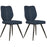 Chaise 52868BU - Gigi Bleu - Lot de 2