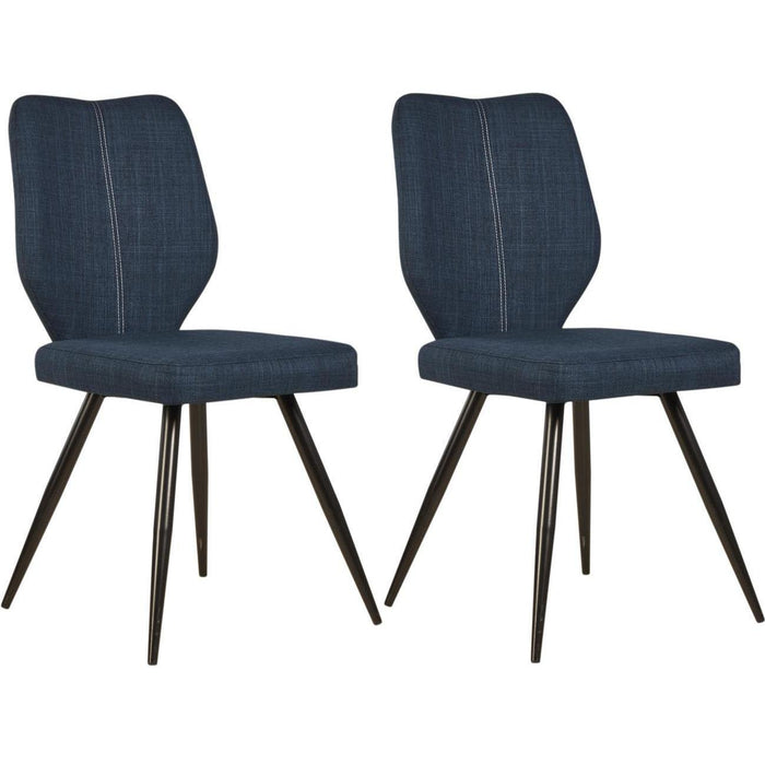 Chaise 52868BU - Gigi Bleu - Lot de 2