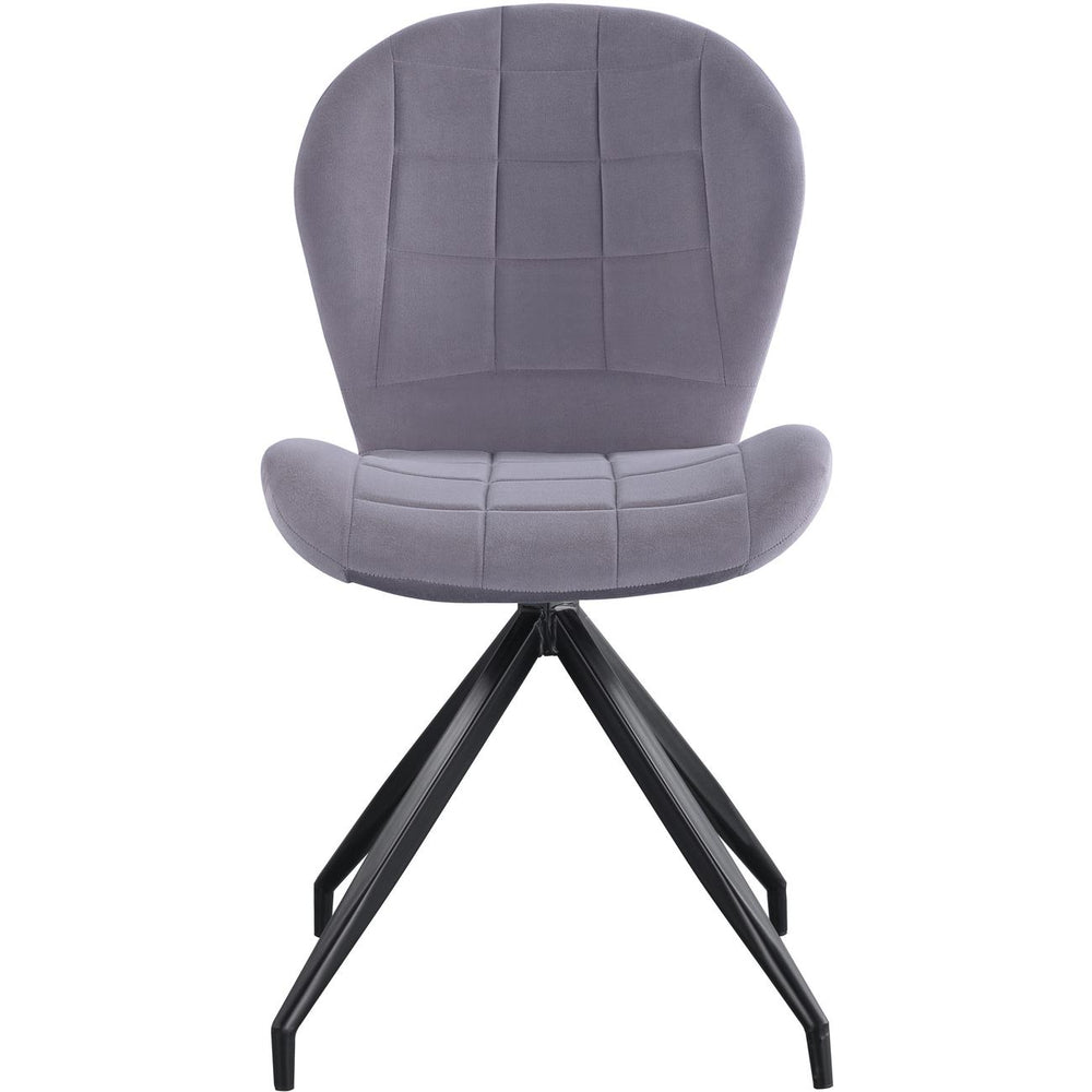 Chaise 40411GR - ENZO Gris - Lot de 4