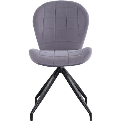 Chaise 40411GR - ENZO Gris - Lot de 4