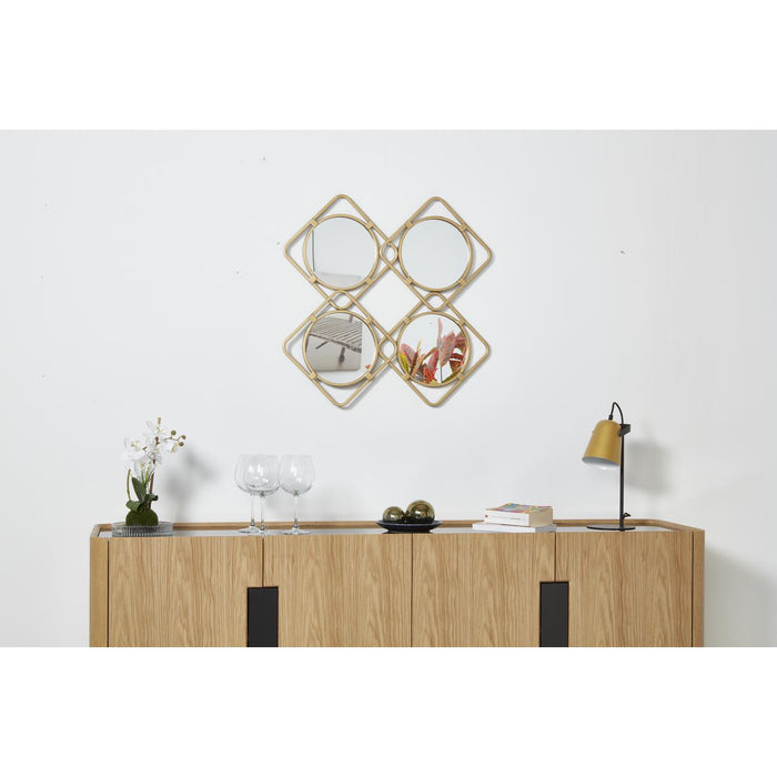 Deco miroir 47538DO - Swords Or - Lot de 1