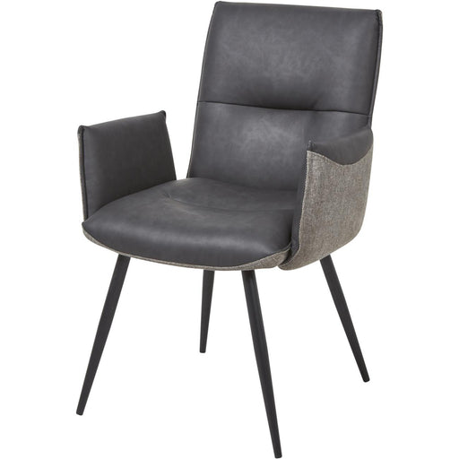 Fauteuil 52864GR - Jonas Bridge Gris - Lot de 2