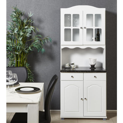 Vitrine 60190BL - Maty Blanc - Lot de 1
