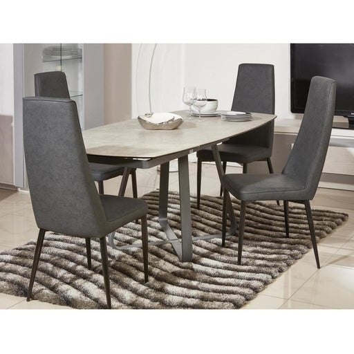 Chaise 52866GR - Loa Gris - Lot de 4