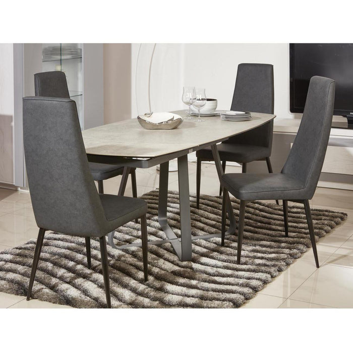 Chaise 52866GR - Loa Gris - Lot de 4