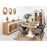 Chaise 52870TA - Gilou Bridge Beige - Lot de 2
