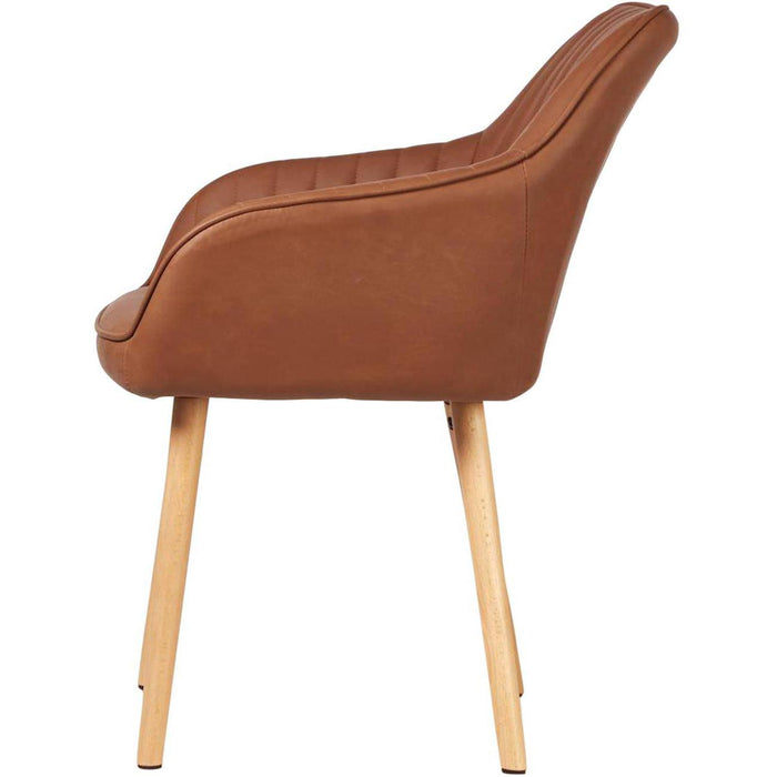 Chaise 61122MA - Lloyd Marron - Lot de 2