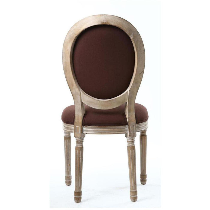 Chaise 47771CH - Jak Marron - Lot de 2
