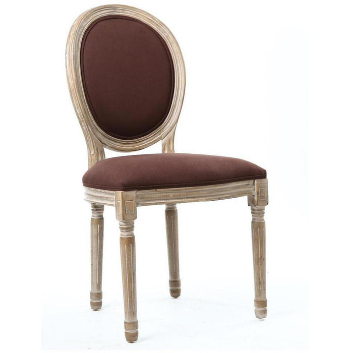 Chaise 47771CH - Jak Marron - Lot de 2