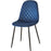 Chaise 39540BU - Hoverton Bleu - Lot de 4