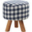 Pouf enfant 41300BU - Khalida Bleu - Lot de 2