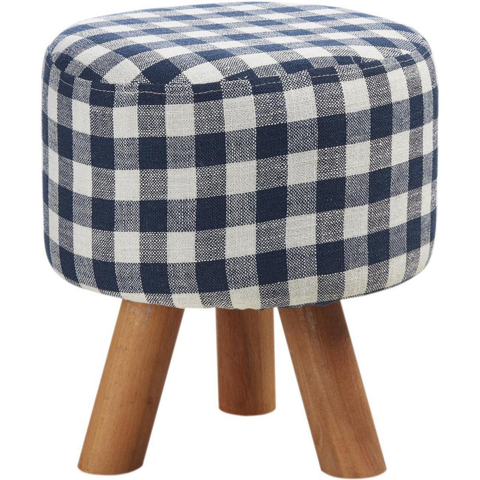 Pouf enfant 41300BU - Khalida Bleu - Lot de 2