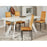 Chaise 58206MT - Bree Jaune Moutarde - Lot de 4