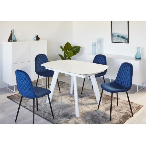 Chaise 39540BU - Hoverton Bleu - Lot de 4