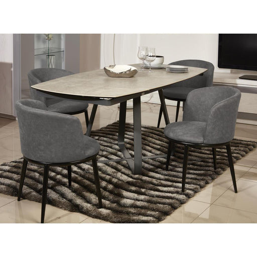 Chaise 74200GR - Collet Gris Anthracite - Lot de 2