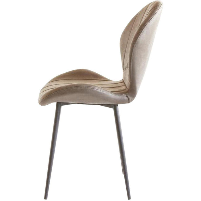 Chaise 58207GR - Flynn Gris - Lot de 4