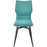 Chaise 55126TU - Rany Bleu - Lot de 4