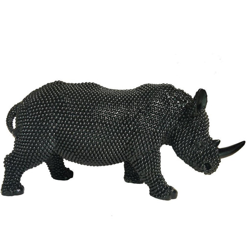 Deco statue 47547NO - Rino Noir - Lot de 1